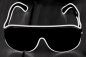 Preview: Weisse Brille mit leuchteffekt karneval
