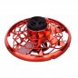 Preview: LED Kreisel glänzend rot