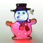 Preview: Anstecker Brosche Blinki Pin Button schneemann