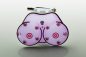Preview: Brüste Blinky Anstecker Brosche Blinki Pin Button