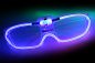 Preview: leuchtbrille partybrille blaue leds