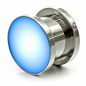 Preview: blauer tunnel plug led schmuck ohr