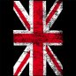 Preview: Union Jack T-Shirt Vintage Style Frauen I England Shirt I London I Großbritannien Fahne I UK-Shirt