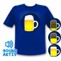 Preview: Beer mug LED T-Shirt