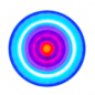 Preview: Rotating stick with glowing multicolor LEDs