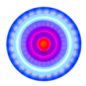 Preview: Rotating stick with glowing multicolor LEDs
