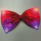 Preview: LED Fliege mit Pailletten