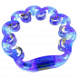 Preview: Party-Tambourine mit blauen LEDs