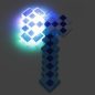 Preview: Pixelaxt  Blau mit Beleuchtung