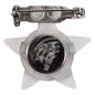 Preview: Blinkender roter Stern Blinky Anstecker Weihnachten Weihnachststern Blinker Brosche Blinki Pin