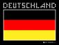 Preview: Leuchtendes Deutschland T-Shirt Flagge Fanshirt mit 8 Leuchtmodi