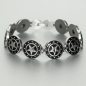Preview: Stainless steel bracelet with stars
