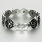 Preview: Stainless steel bracelet with stars