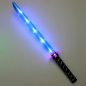 Preview: Blaue LED Klinge Samurai Spielzeugschwert