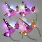 Preview: Unicorn glitter headband with colorful LEDs