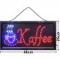 Preview: LED Schild Kaffee Reklameschild
