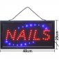 Preview: LED Nails Schild