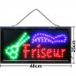 Preview: LED Friseur Schild