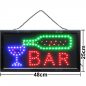 Preview: LED bar Schild Leuchtschild Barschild