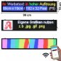 Preview: LED-Laufschrift 99x19 RGB WiFi