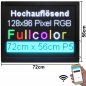 Preview: programmierbare fullcolor led-laufschrift p5 rgb