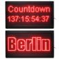 Preview: LED ticker 72x40 cm red WiFi advertising sign indoors P10