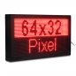 Preview: LED ticker 72x40 cm red WiFi advertising sign indoors P10