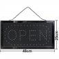 Preview: LED-Schaufensterschild open geöffnet günstig
