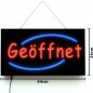 Preview: LED Geöffnet Schild