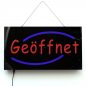 Preview: geöffnet ladenschild schaufenster werbung