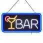 Preview: coktail bar neo led schild