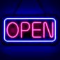 Preview: Open sign neon optics in blue pink