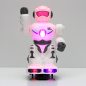 Preview: LED toy robot with sound 19 cm I battle sounds I action figure I change direction when touched I electronic children's toy