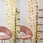 Preview: LED Blumengirlande in weiss oder rosa