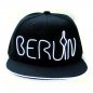 Preview: Leuchtendes Berlin Basecap Snapback EL-Cap I Handarbeit I Exklusive nur bei LED-Fashion Berlin