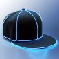 Preview: Leuchtendes Basic Snapback Cap Leuchtmütze