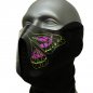 Preview: Schmetterling Gesichtsmaske LED-Maske leuchtende Tiermaske