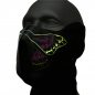 Preview: Schmetterling Gesichtsmaske LED-Maske leuchtende Tiermaske