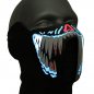 Preview: Leuchtende Monstermaske I Karenval & Fasching LED Maske Kostüm Erwachsene 2024 I Gruselige Halloweenmaske Männer-Maske Frauenmasken Kinder