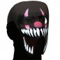 Preview: LED Maske Helloween-Clown-Maske