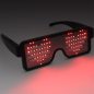 Preview: LED Herzbrille wiederaufladbar
