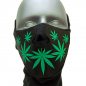 Preview: LED Gesichtsmaske mit Hanfblätter