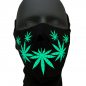 Preview: Leuchtende Ganja Mundmaske