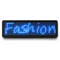 Preview: LED name tag Scrolling I App & USB programmable blue