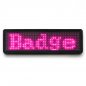 Preview: LED name tag Scrolling App & USB programmable pink