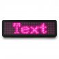 Preview: LED name tag Scrolling App & USB programmable pink