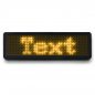 Preview: LED name tag Scrolling App & USB programmable yellow