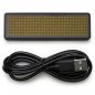 Preview: LED name tag Scrolling App & USB programmable yellow