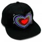 Preview: Snapback Cap mit Herzpanel