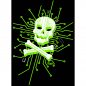 Preview: Männer Hacker T-Shirt mit Totenkopf  hochwertiger Siebdruck  CPU 1337 access denied access granted I Geekshirt Hackershirt Computerfreak Shirt